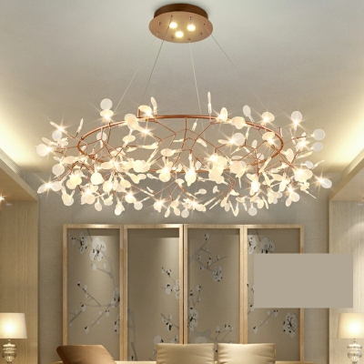 Modernist Island Lighting Firefly Shape Hanging Ceiling Light for Bar Dining Room