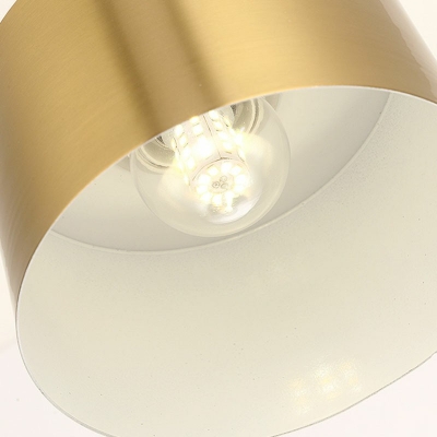 Nordic Style LED Pendant Light Modern Metal Cylinder Hanging Light for Bedside Coffee Shop