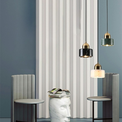 Nordic Style Marble Hanging Light Minimalisma LED Pendant Light for Bedside Dinning Room