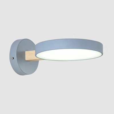 Armed Wall Light Contracted Modern Metal and Acrylic Shade Wall Mount Light for Courtyard with Muti-Color