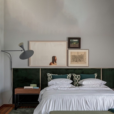2 Light Long Arm Wall Lighting Fixtures Metallic Design Living Room Sconce Light