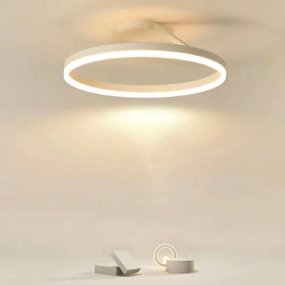 Modern Creative Minimalist Lines Style Flush Mount Light for Bedroom and Kitchen