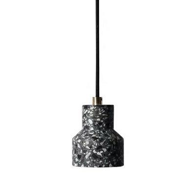 Modern Simplicity 1 Bulb Stone Shade Pendant Lamp Hanging Light for Dining Room