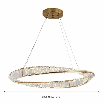 Modern Style Chandelier Light Fixtures Crystal Chandelier Lamp for Living Room Bedroom Dining Room