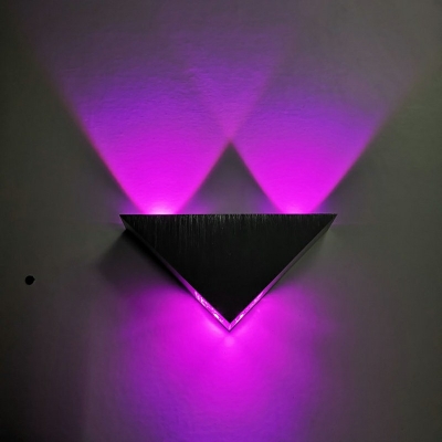 Modern Triangle Wall Lighting Metal Sconces 6.5