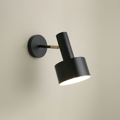 Postmodern Style Metal Wall Sconce Industrial Style Backlight Wall Lamp for Bedside Corridor