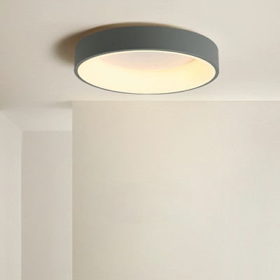 Simplicity Style Drum Shape Flush Light Acrylic LED Ceiling Light for Sleeping Room