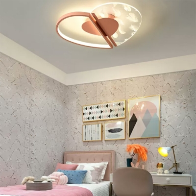 Acrylic Shade Contemporary Ceiling Light Love 2