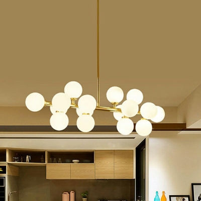 Minimalism Island Ceiling Light 16 Head Pendant Lights For Dining Room