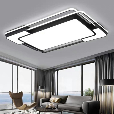 Modern Creative Metalc Acrylic Dimmable LED Ceiling Light for Hall Bedroom and Kitchen
