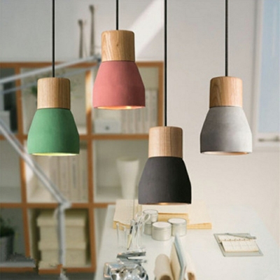Modern Minimalist Style Hanging Pendant Lights Stone Ceiling Pendant with Single Light