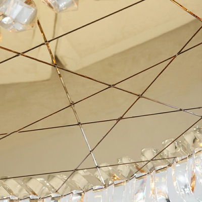 Modern Style Over Island Lighting Crystal Chandelier for Living Room Children's Room