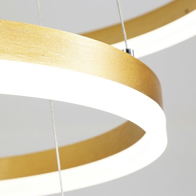 Modernist Multi-layer Hanging Lights Pendant Light Fixtures for Living Room Bedroom Dining Room