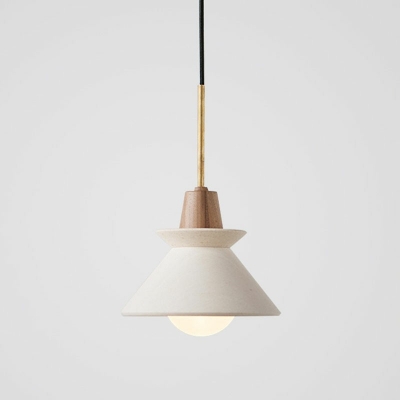 Nordic Style Cement Pendant Light Modern and Minimalisma LED Hanging Light for Bedside Coffee Shop