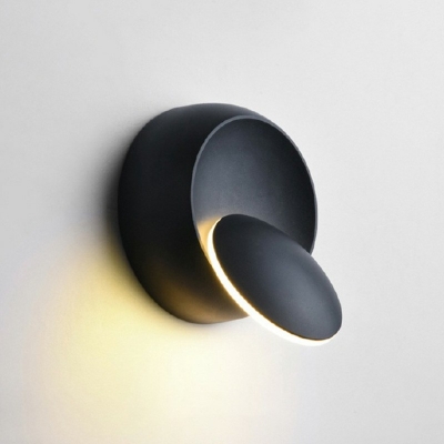 Chess Box Shape Sconce Light Fixture Minimalist Acrylic LED Wall Lamp for Bedroom