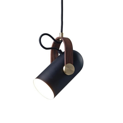 Iron Jar Lampshade Pendant Light Kit Single Light Suspension Lamp with Handle for Bedroom