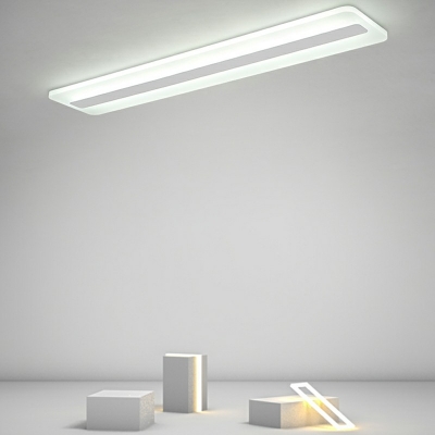Modern Minimalist Metal Acrylic Led Ceiling Light Decorated in Office and Home
