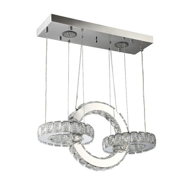 Modern Style Hanging Lights Crystal Chandelier for Dining Room