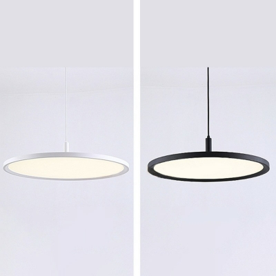 Modern Ceiling Pendant Light Round Neutral Light Chandelier for Dinning Room