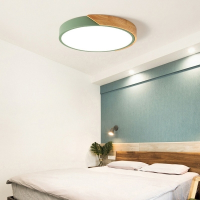 Nordic Style Ultra-thin Ceiling Light Round Acrylic Flush Ceiling Light for Sleeping Room