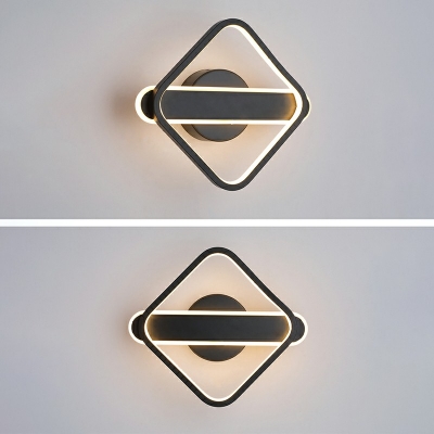 Contemporary Style LED Acrylic Wall Sconce Light Square Shape Wall Light for Corridor Aisle