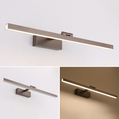 Linear Wall Mount Light with Metal Diffuser Arcylic Shade Integrated Led Vanity Light for Bathroom