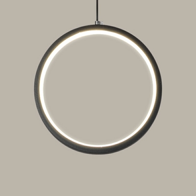 Minimalisma Modern Style Hanging Light Round LED Acrylic Pendant Light for Dinning Room Bedroom