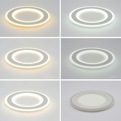 Modern Minimalist Metal Acrylic Led Ceiling Light for Hall and Kitchen