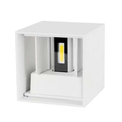 Modern Style 2-Lights Up and Down LED Wall Sconce Metal Wall Lights for Outside Wall