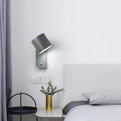 Single Bedside Rotatable Reading Wall Light 10