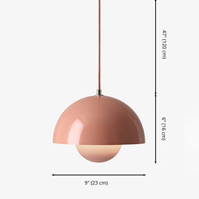 Contemporary Hanging Pendant Lights 1-Light Hanging Lamp for Living Room