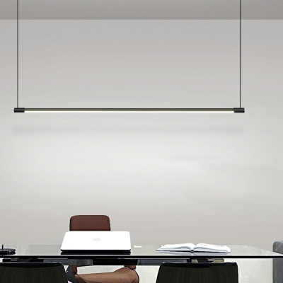 Metal Acrylic LED Pendant Light Modern Style Simple Hanging Light for Office