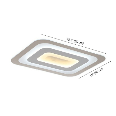 Rectangle Ceiling Mounted Fixture 24