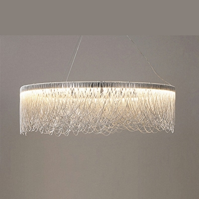 Tassel Shape Hanging Light Kit Chandelier for Living Room Hotel Lobby Bedroom