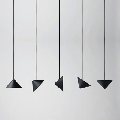 Contemporary Black Sconce Lights Natural Light Cone Shade Wall Light Sconce for Corridor Bedroom