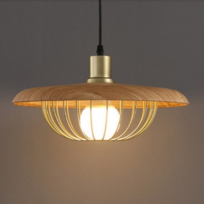 Industrial Cage Pendant Light With Rod 1 Light Vintage Hanging Lights Fixtures for Living Room