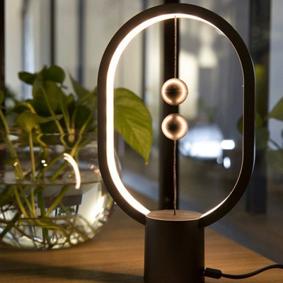 Magnetic Balance Desk Lamp LED Plastic Table Lamp for Home Life Reading USB Night Light