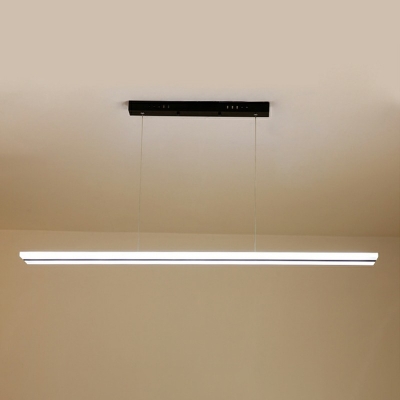 Minimalism Island Ceiling Light Black Color Pendant Light Fixtures for Office Meeting Room Dining Room