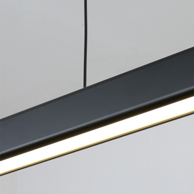 Modern Chandelier Lighting Simple LED White Light Pendant Light Fixtures for Office Meeting Room