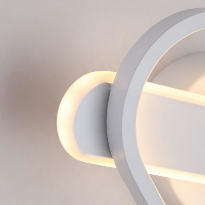 Modern Simplicity Style Heart Shaped Wall Mount Light Acrylic LED Wall Light Fixture for Corridor Aisle