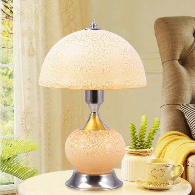 Modern Stylish Sphere Table Lamp with Dome Shade Table Light for Study Room