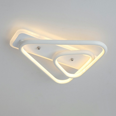 Contracted Geometry Flushmount Lights 3