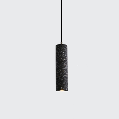 Cylinder Modern Style Hanging Light Cement Minimalisma Pendant Light for Bar