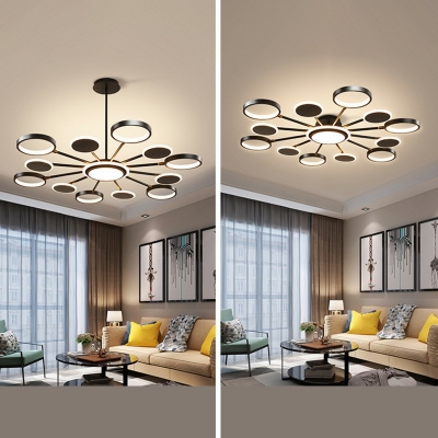 Modern Style Hanging Lights Chandelier for Living Room Dinning Room