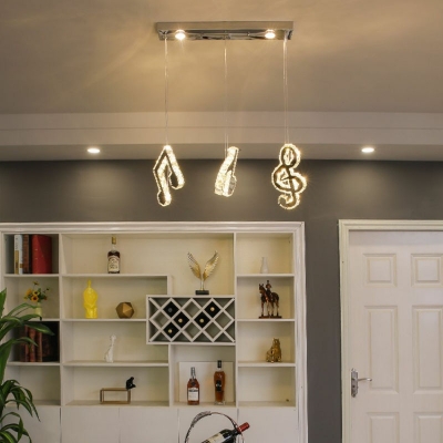 Modern Style Hanging Lights Crystal Billiard Light for Living Room Bedroom Dining Room
