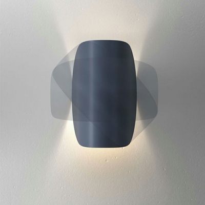 Modern Style Metal 1 Light Wall Mount Light Tile Shaped LED Wall Sconce Lamp