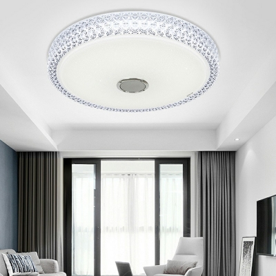 Modern Style Smart Bluetooth Flush Mount Ceiling Light LED Living Room Foyer Bedroom Flush Mount