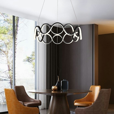 Modern Suspension Pendant Light Pendant Light Fixtures for Living Room Bedroom