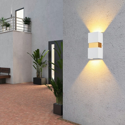 Modern Waterproof Outdoor Wall Lighting in Warm Light 8