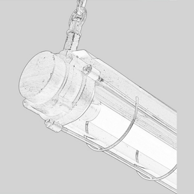 1-Light Rustic Linear Pendant Lighting For Kitchen Island Linear Pendant Ideas